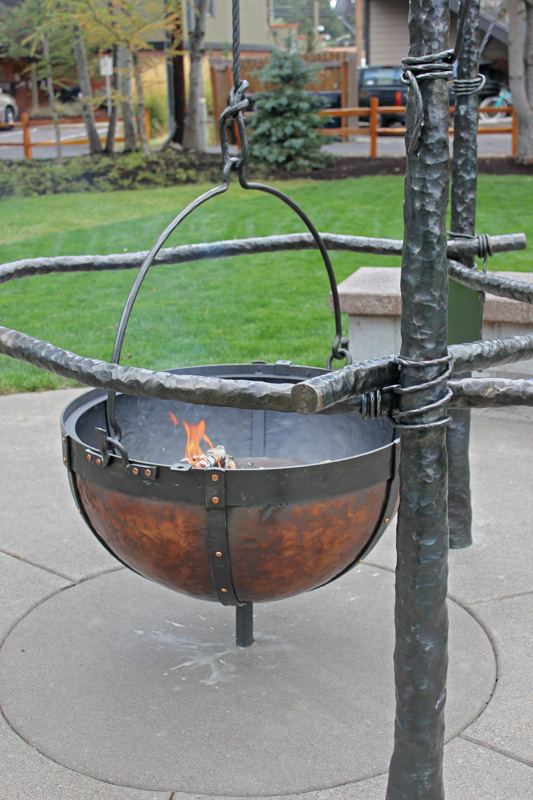 City Of Sisters Fire Pit Our Projects, Hanging Cauldron Fire Pit