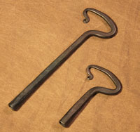 Hand forged gas keys by blacksmiths at Ponderosa Forge